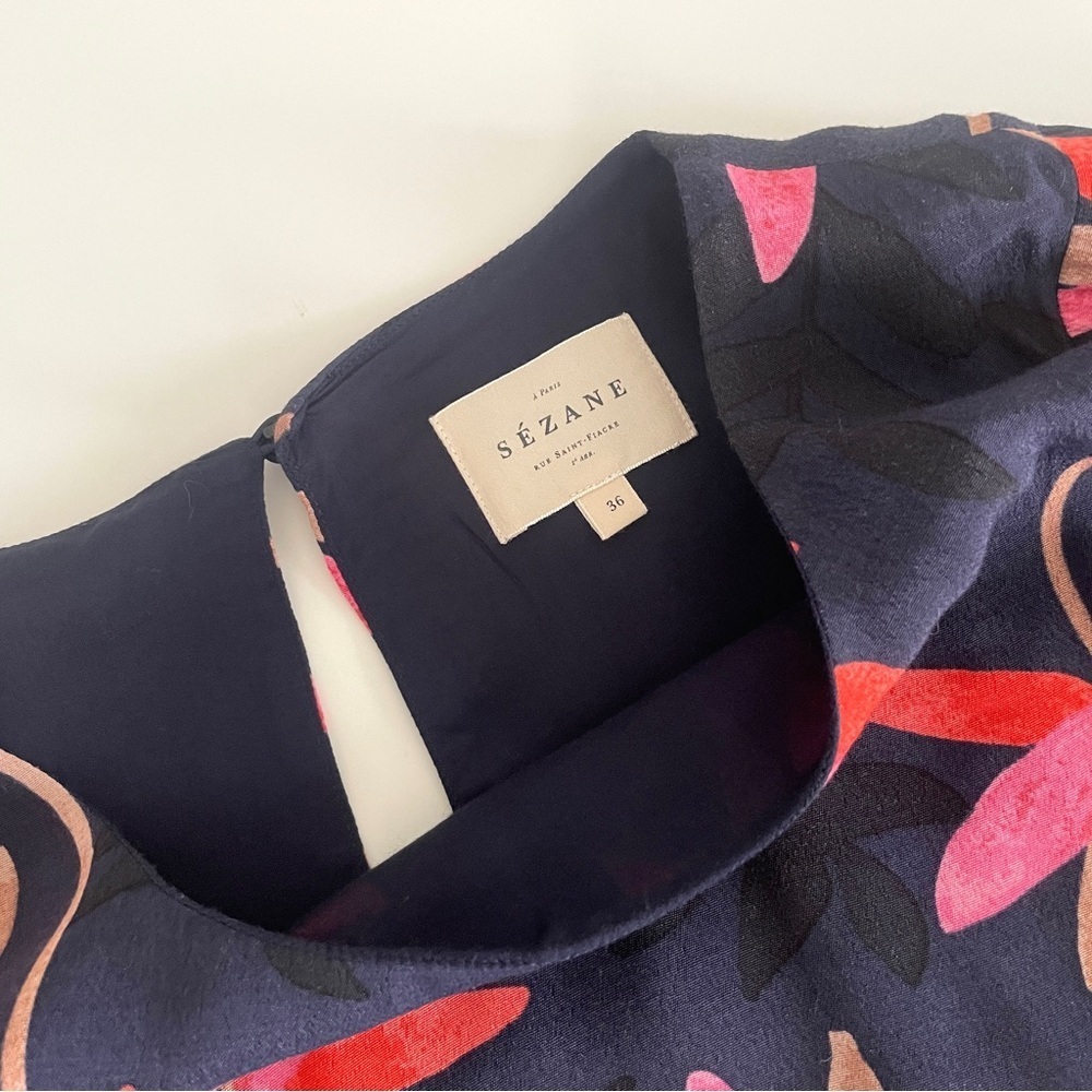 Sezane Dalila Dress in Floral Print - Picture 7 of 14
